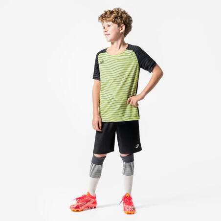 Футболка дитяча Viralto Club для футболу чорна/жовта