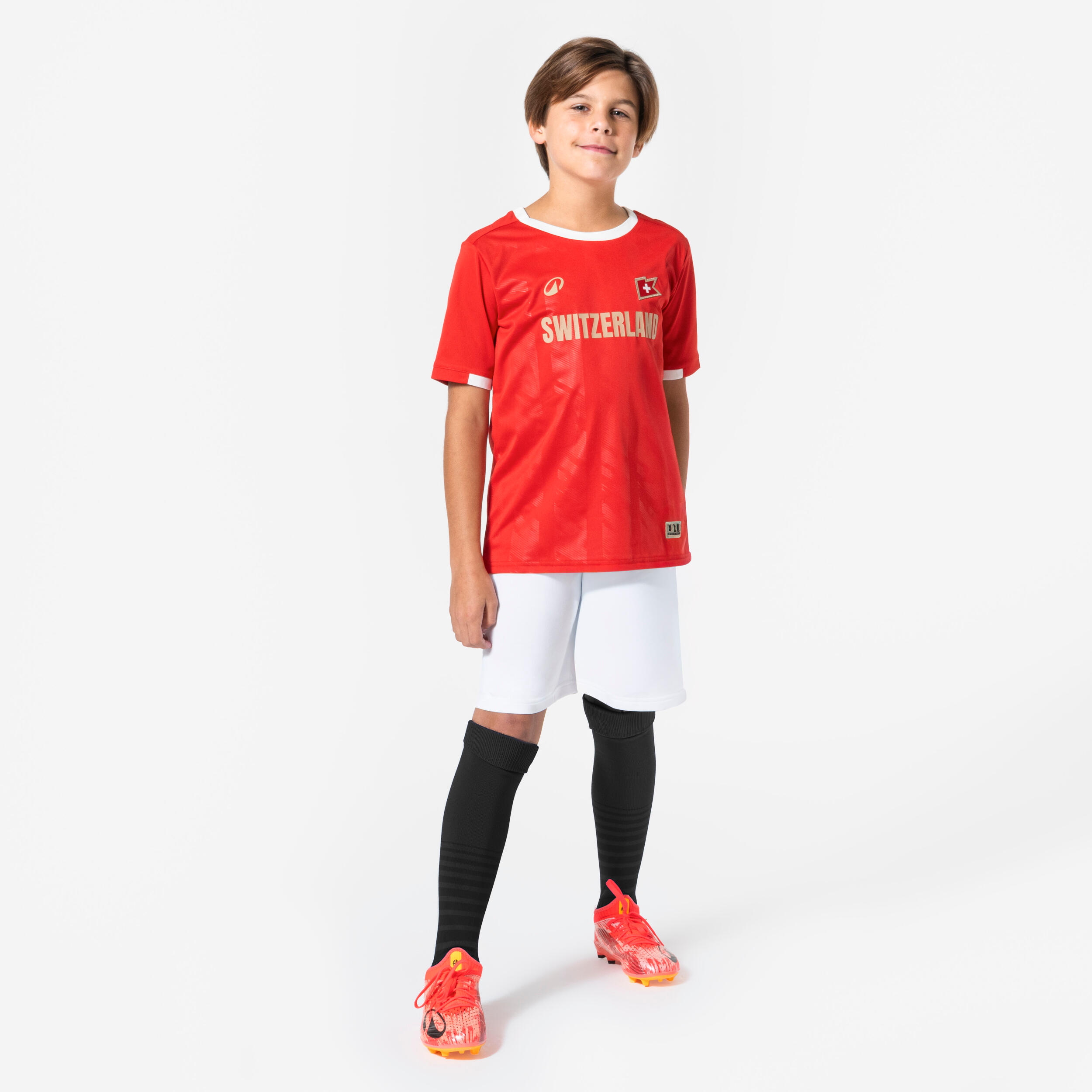 Maglia bambini calcio SVIZZERA 3/7