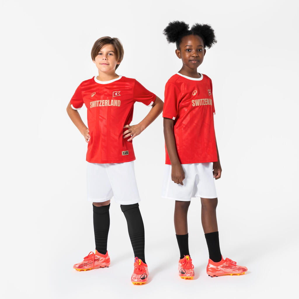 Kids' Football Supporter Shirt - Switzerland 2026