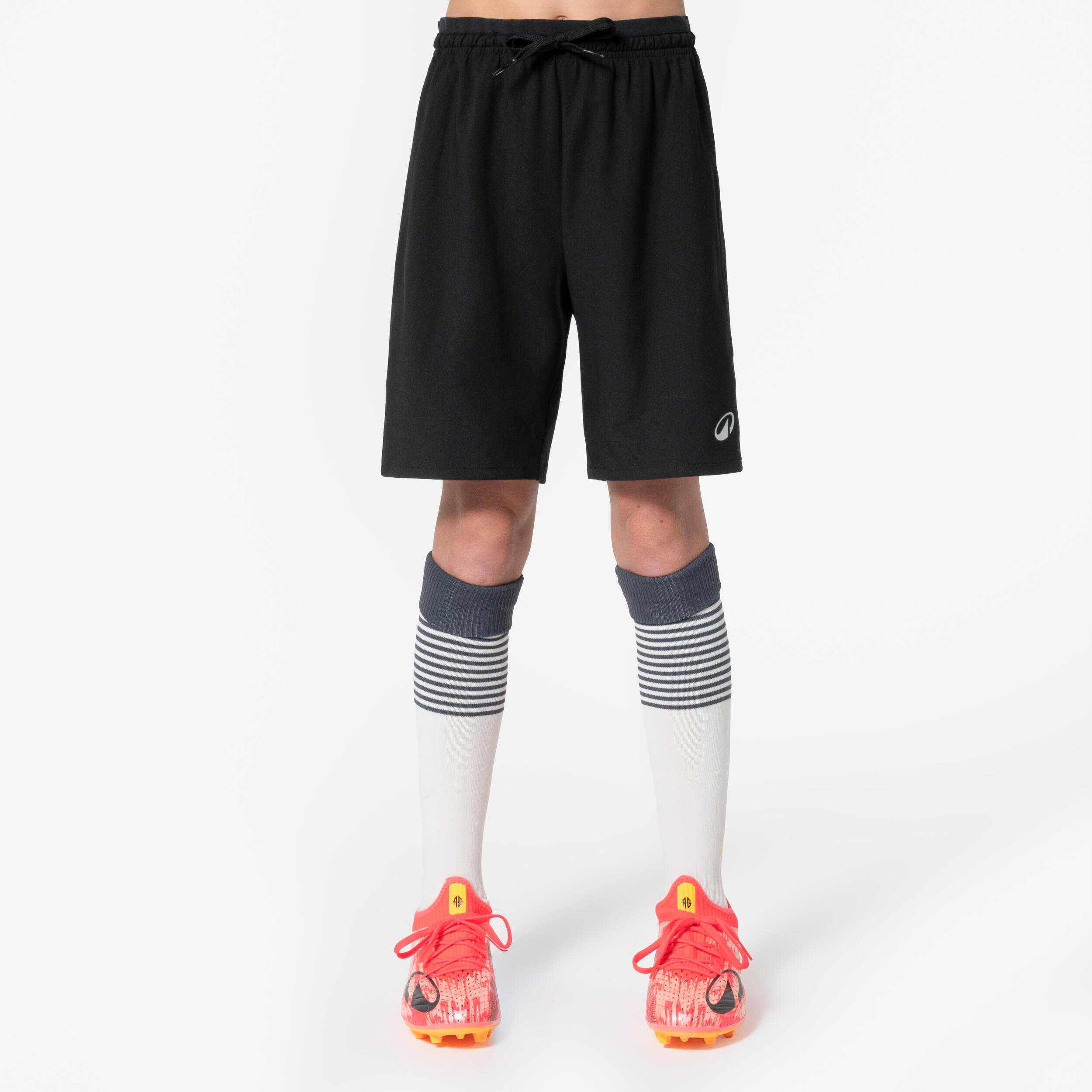 Kids Football Shorts Viralto - Black