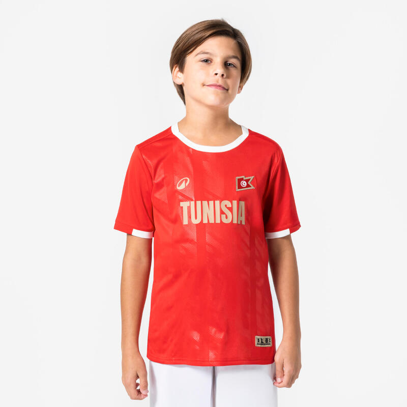 Tricou de fotbal suporter Tunisia 2026 copii