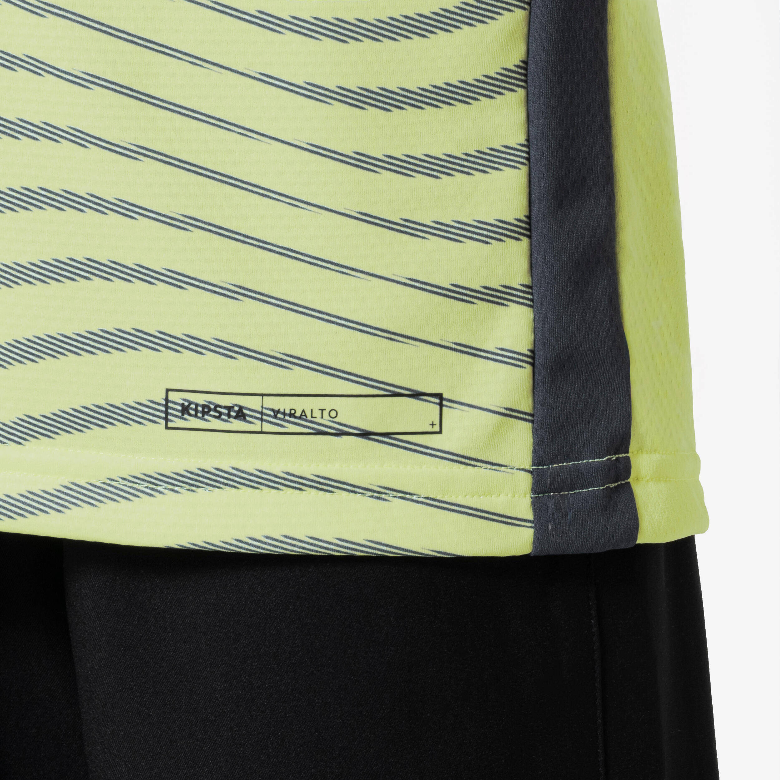 Kids' Short-Sleeved Football Shirt Viralto Ripples - Yellow/Black -  4