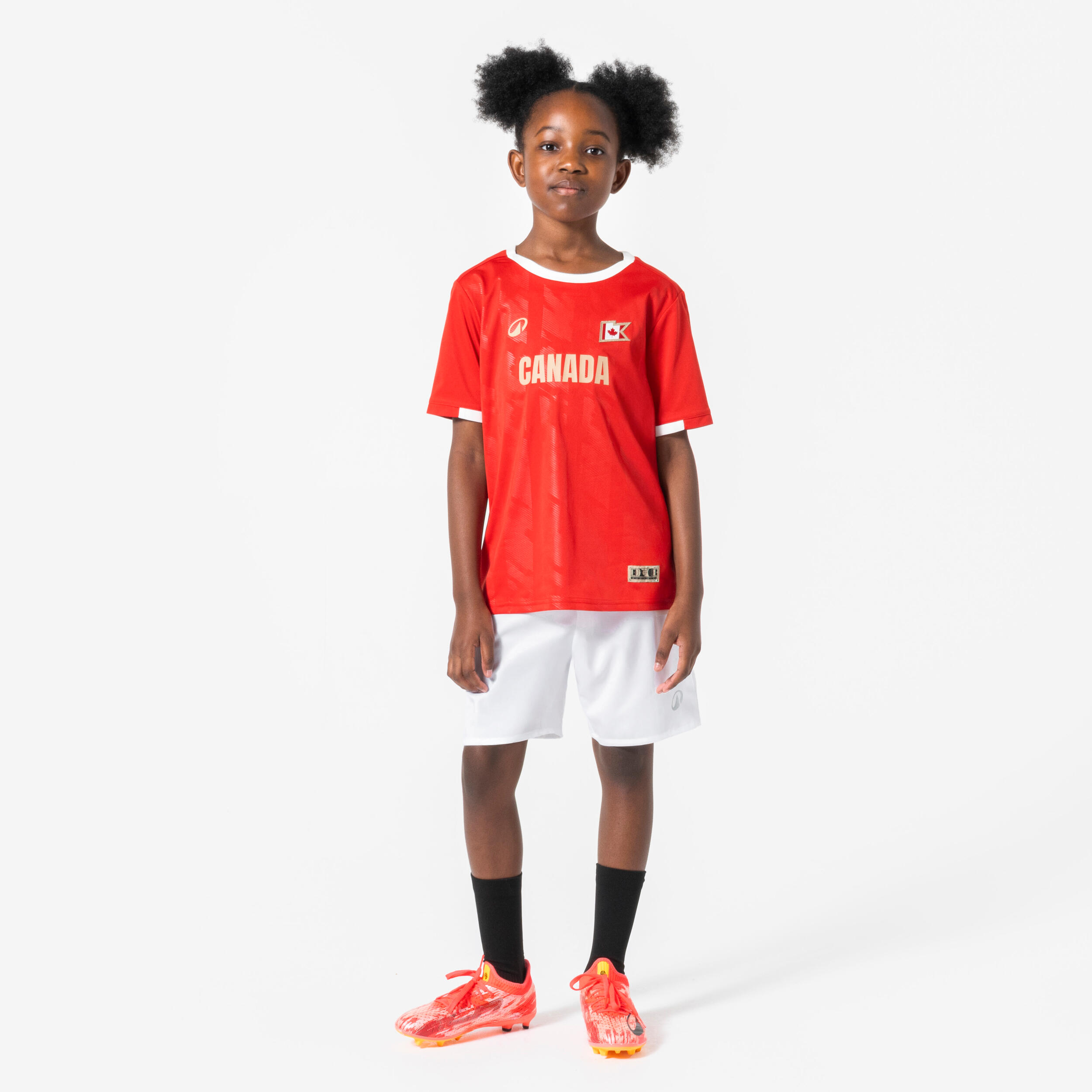 Kids’ Canada Supporter Soccer Jersey  - KIPSTA