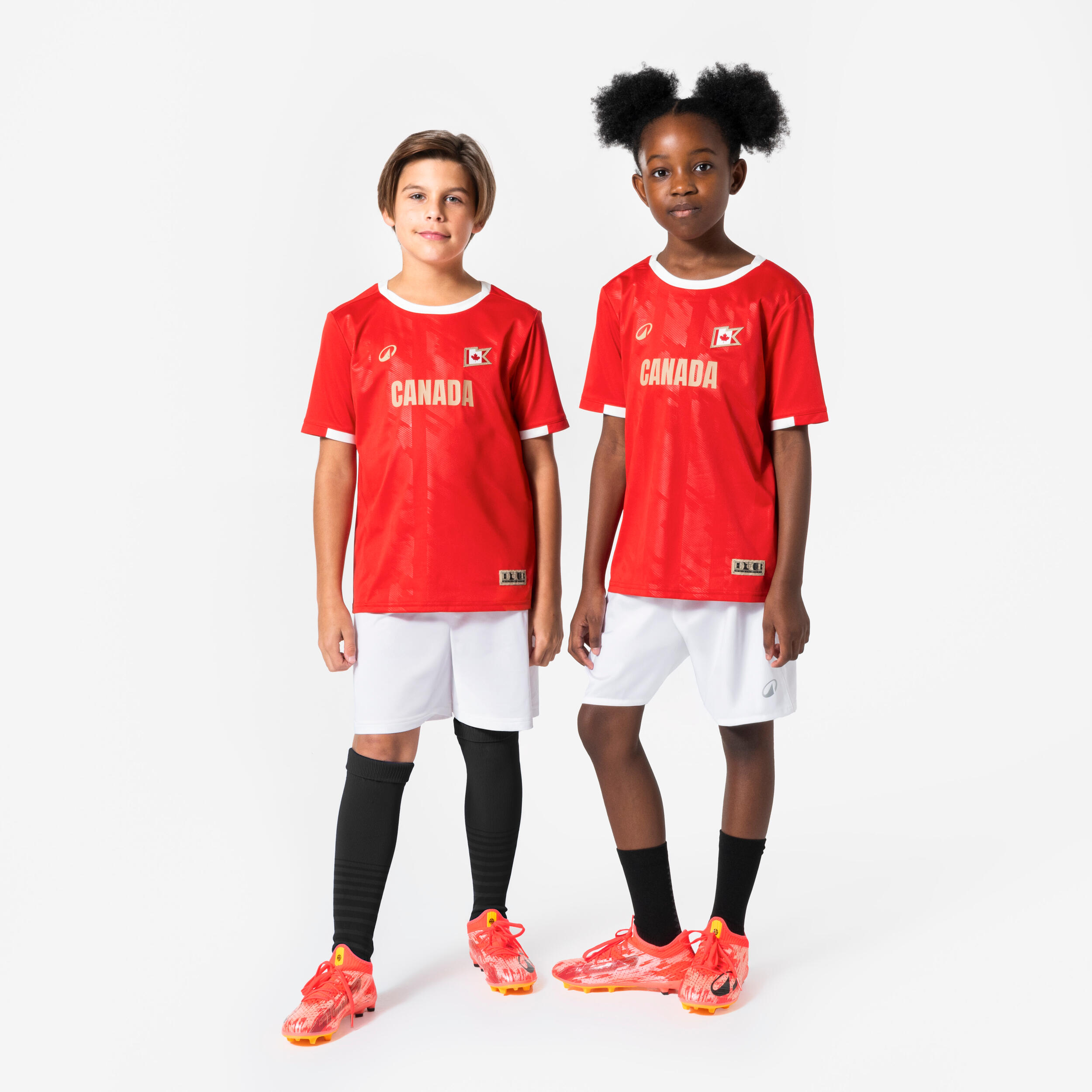 Kids’ Canada Supporter Soccer Jersey  - KIPSTA