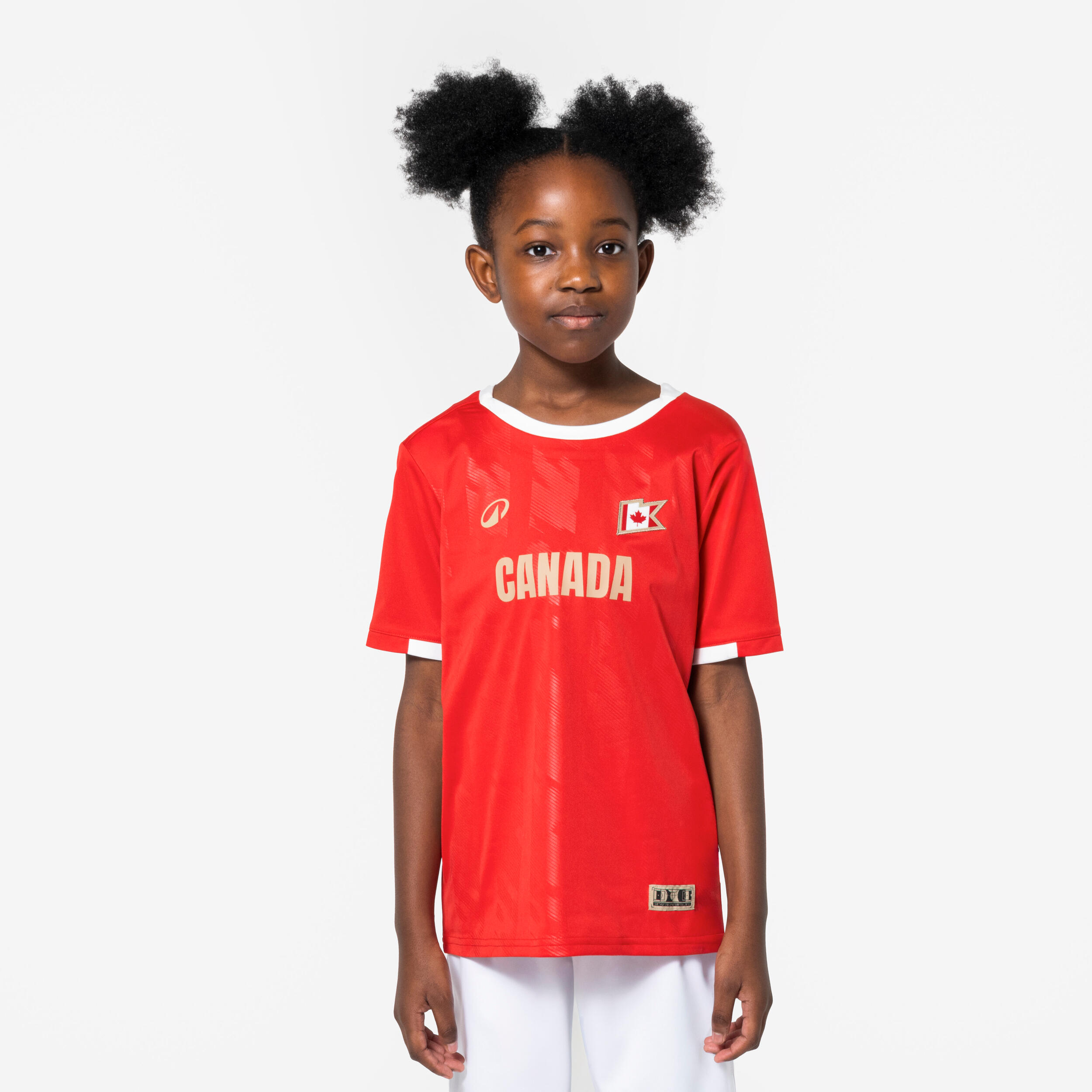 Kids’ Canada Supporter Soccer Jersey  - KIPSTA