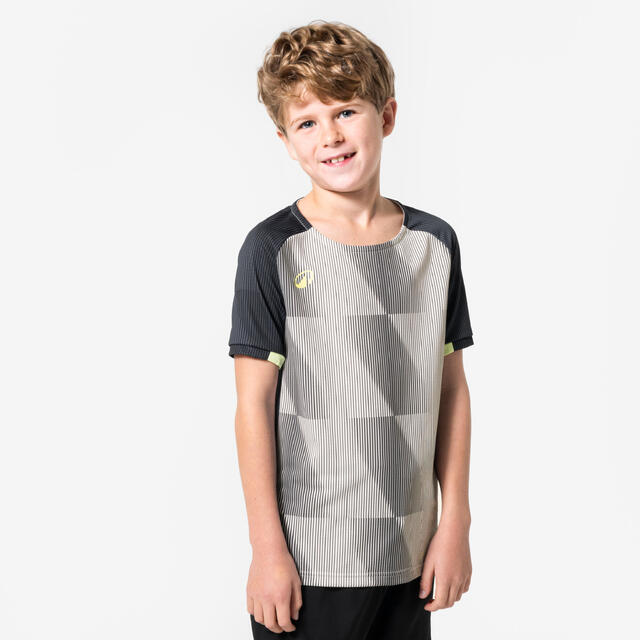 Kinder Fußball Trikot kurzarm - VIRALTO Dop grau/gelb