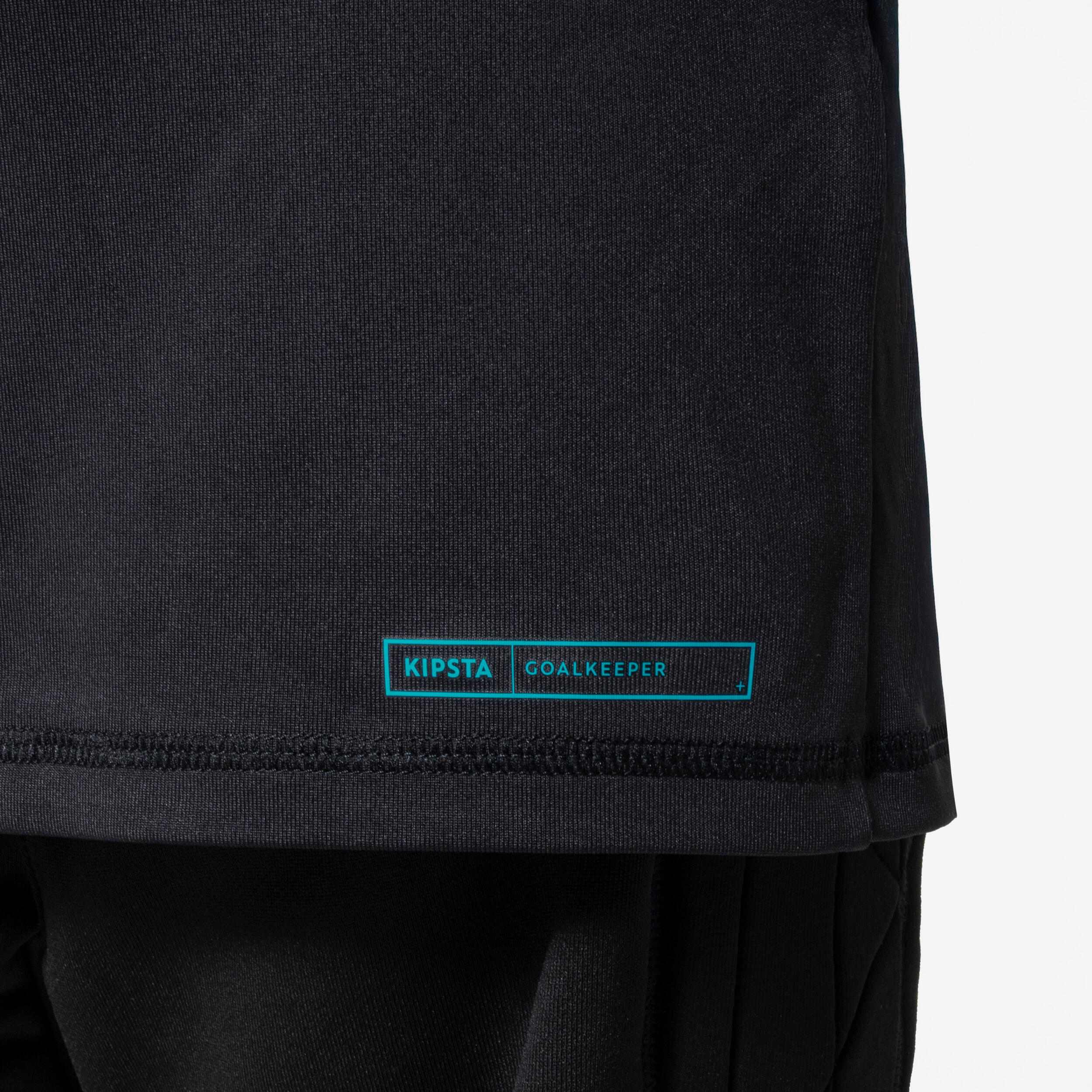 Keepershirt voor voetbal kinderen F100 zwart 5/6