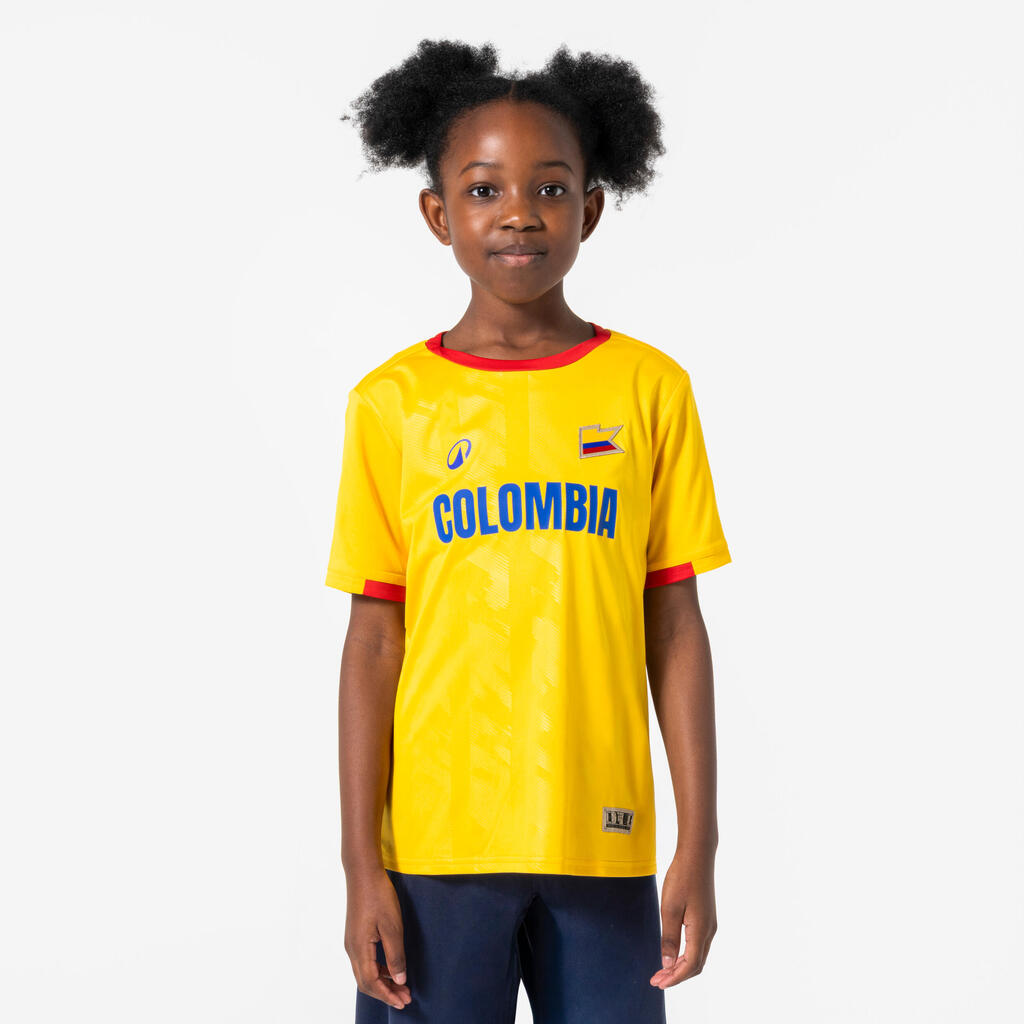 Camiseta de fútbol para aficionado Colombia niño 2026