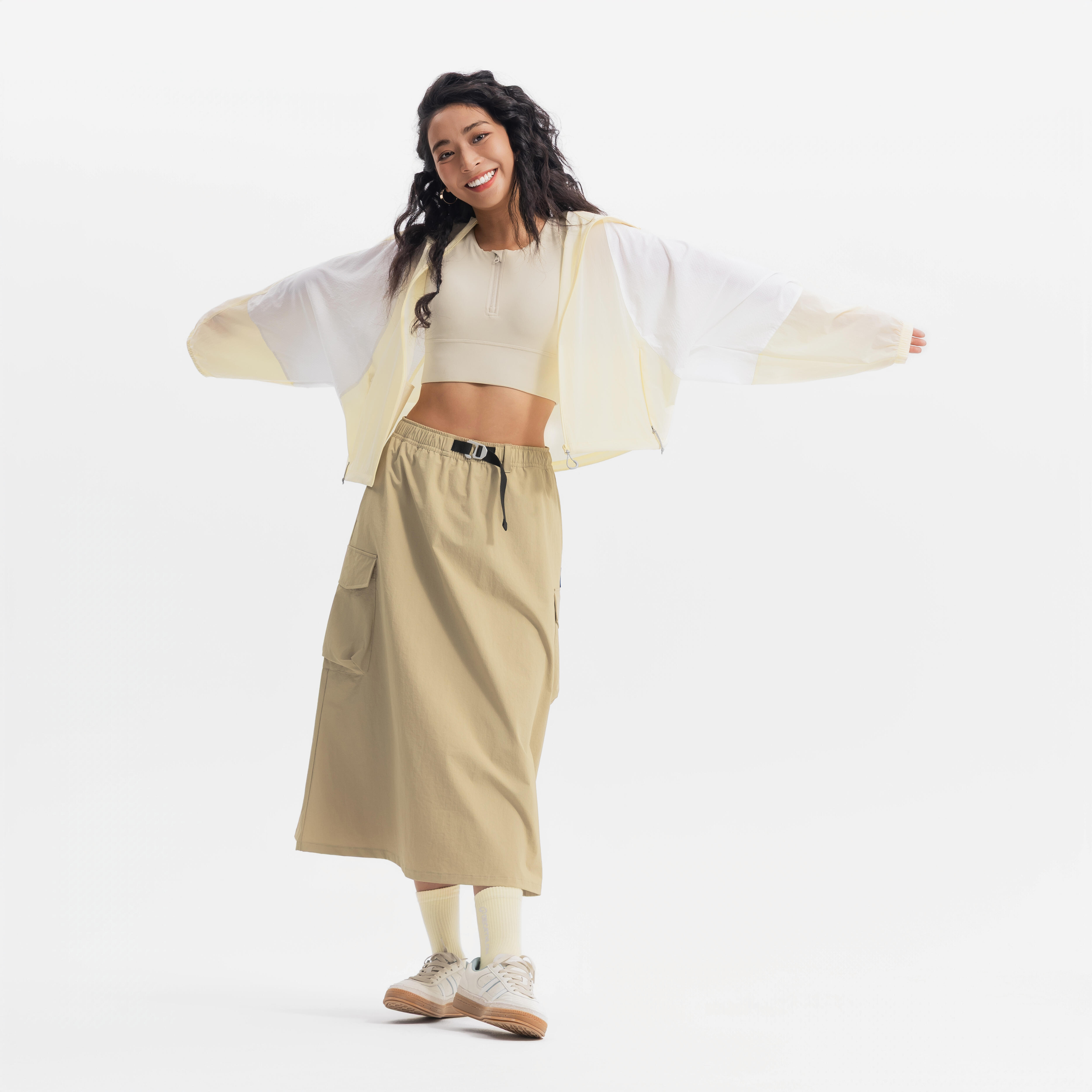 Sportswear CARGO WOVEN SKIRT - dune beige