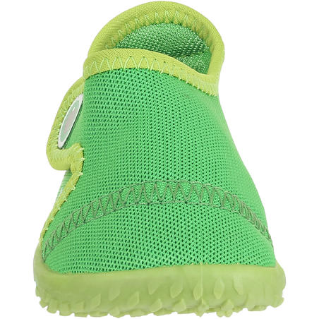 Chaussures Aquatiques Bebe Aquashoes 100 Vert Decathlon