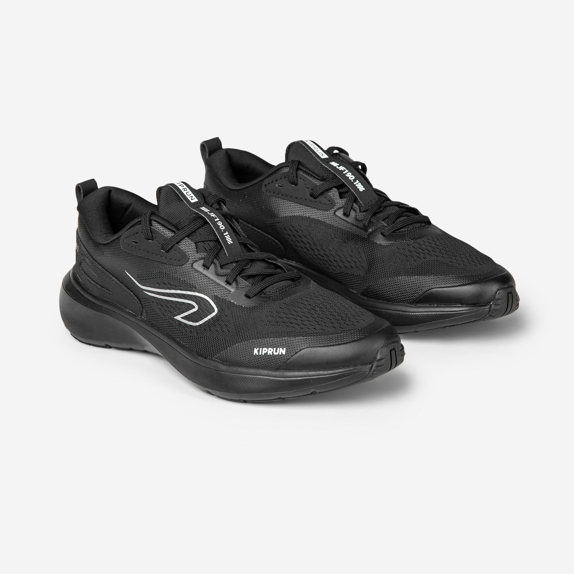 Men Running Shoes Superior Grip Cushioned Upto 20km/week, Jogflow 190.1 - Black