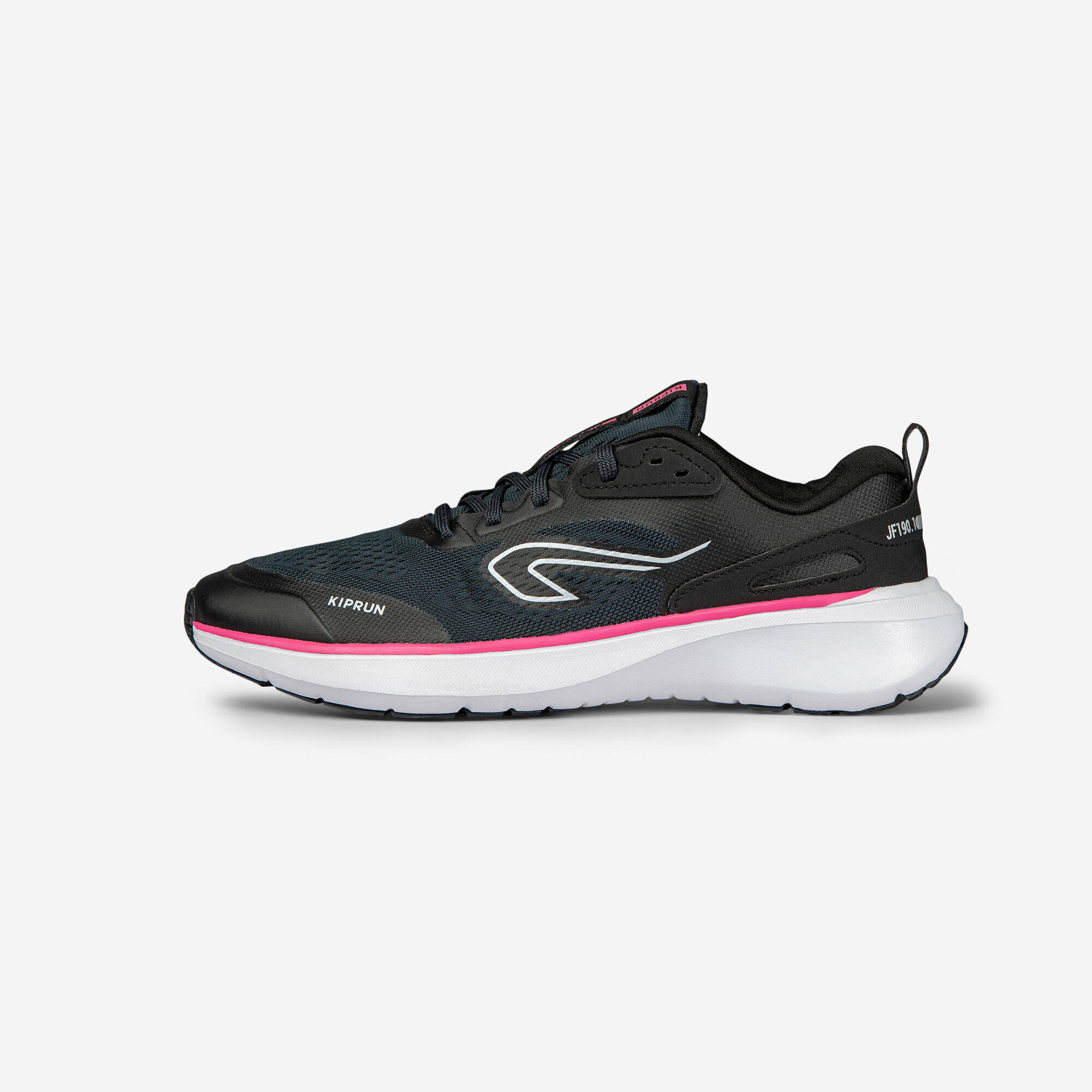 Women Running Shoes Superior Grip Cushioned Upto 20km/week, Jogflow 190.1 - Grey -  2