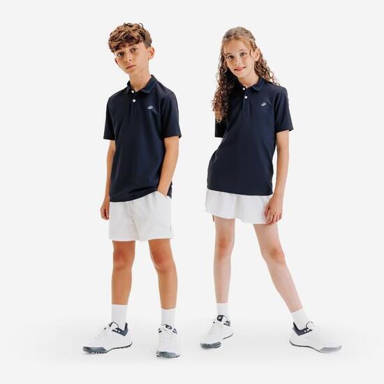 Polo golf bambino WW 500 blu