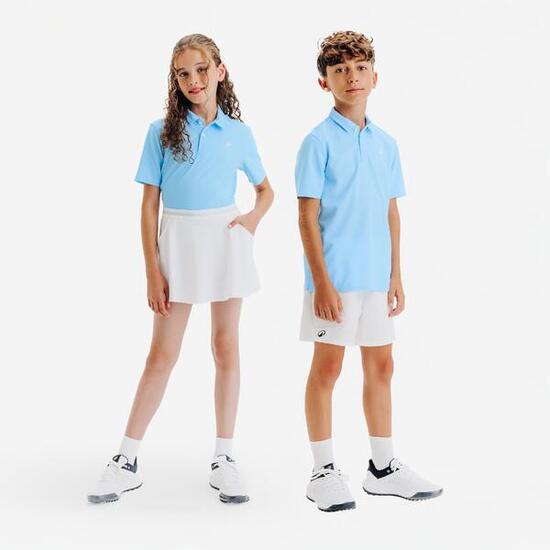 Polo golf bambino WW 500 blu