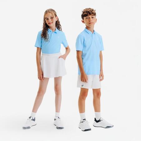 Поло дитяче WW500 для гольфу синє