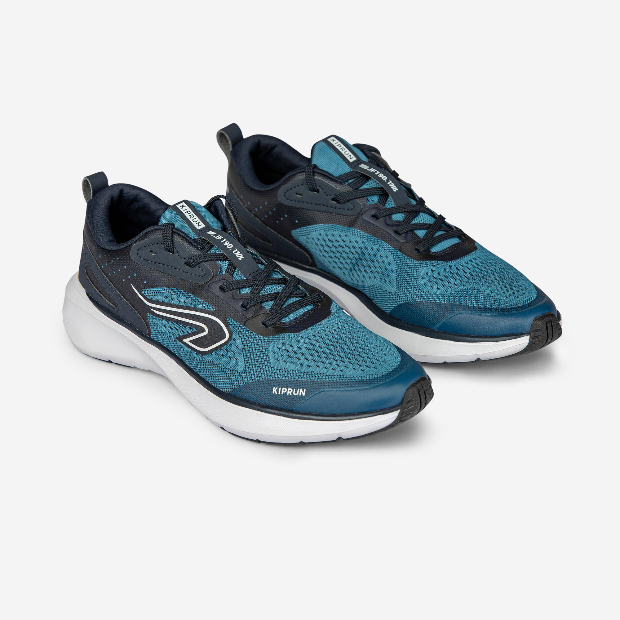 Men Running Shoes Superior Grip Cushioned Upto 20km/week, Jogflow 190.1 - Blue -  4