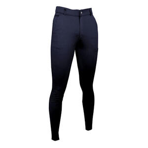 Pantalón Brechees Elástico con Grip de Equitación Hombre Zaldi Azul