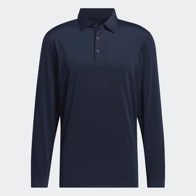 Poloshirt core heren golf synthetisch lange mouwen marineblauw