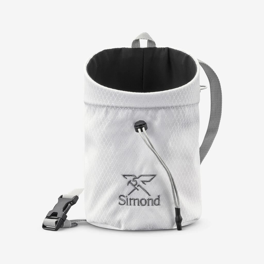 Bela torbica za kredu za penjanje Edge