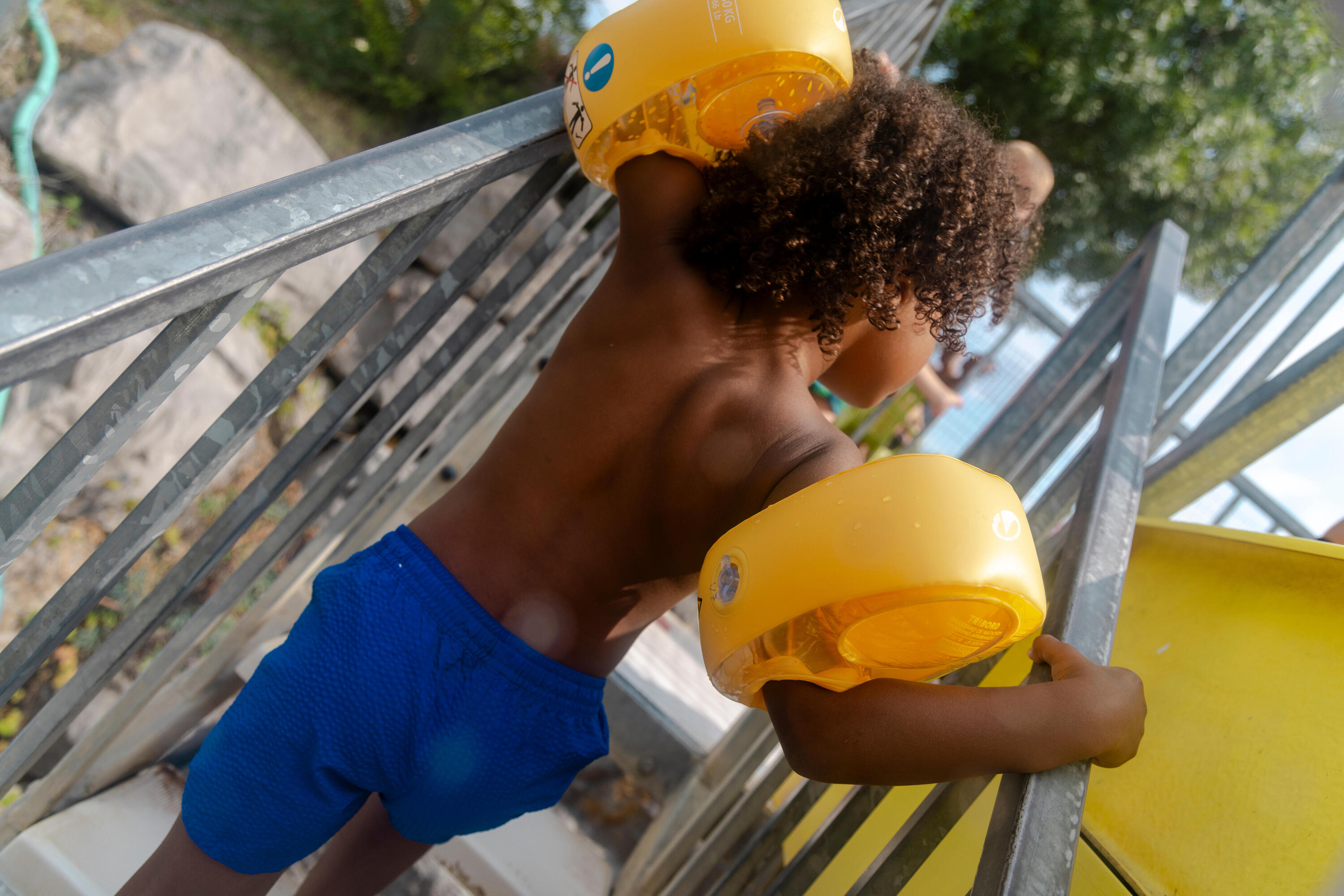 Brassards de piscine gonflables enfant 11-30kg, jaune 9/11