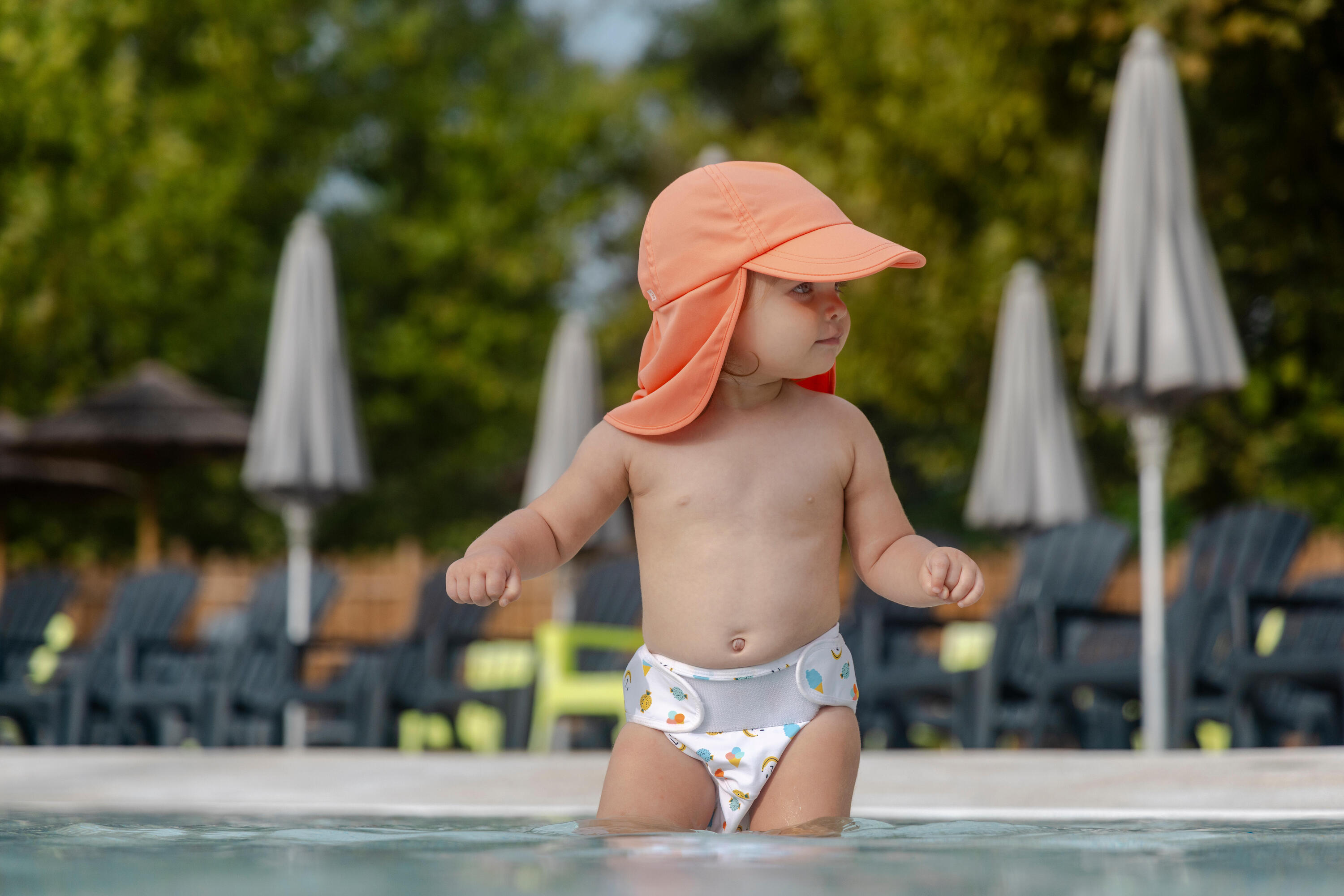 Waschbare Badewindel, Sommer Eisweis 11/11
