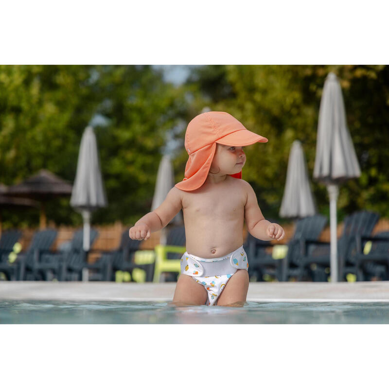 Scutec lavabil Summer Înghețate Alb