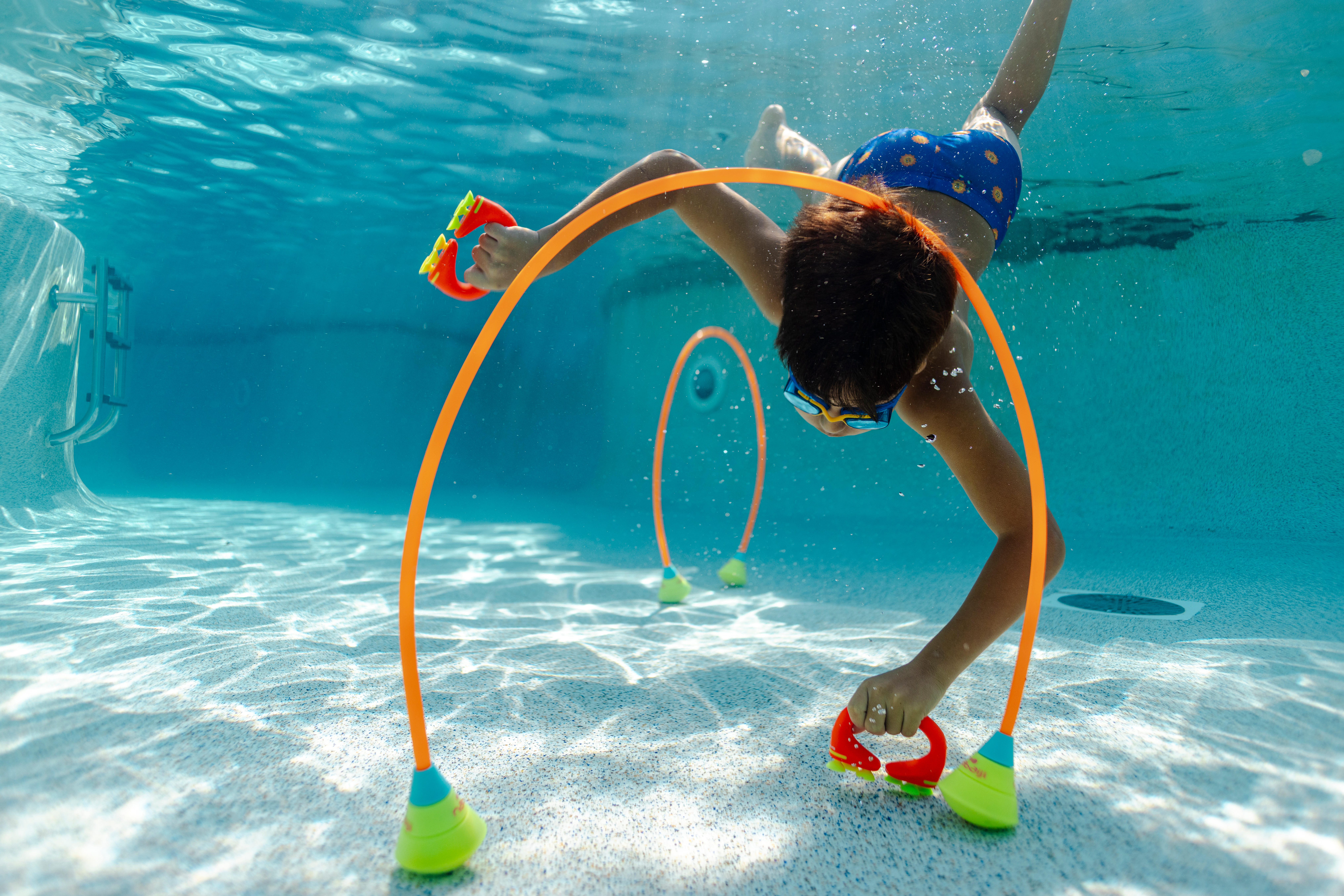 Weighted Aquatic Rings Set - Heavy Rings - DECATHLON