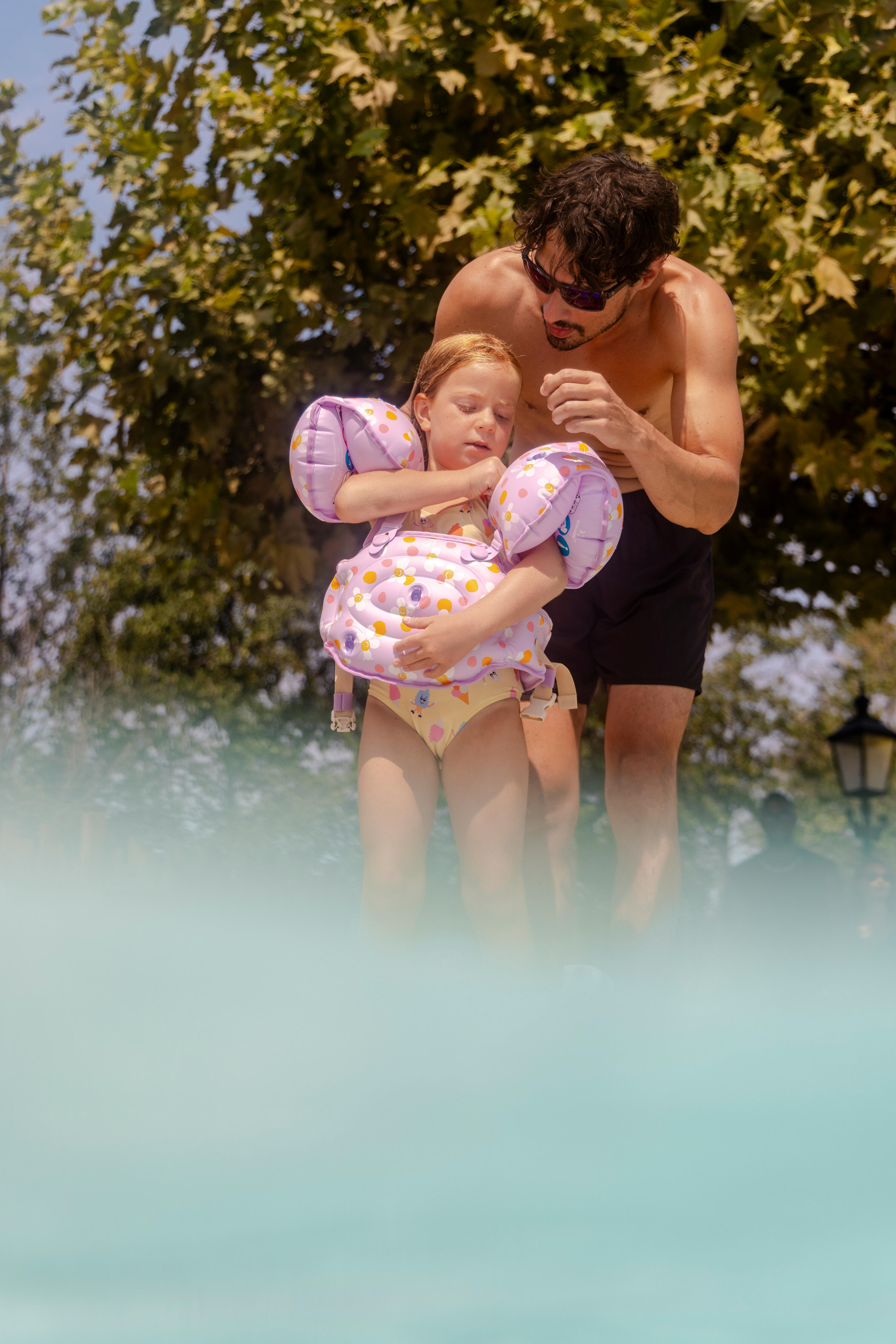 Braccioli-cintura bambini 15-30 kg TISWIM ALL POP lilla 3/5