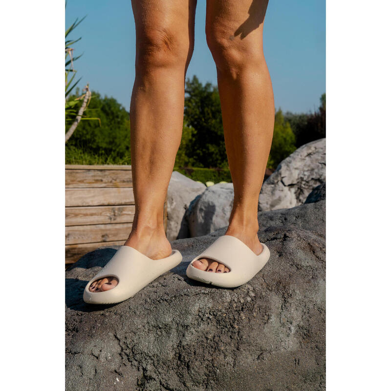 Papuci de piscină Style 500 Bej