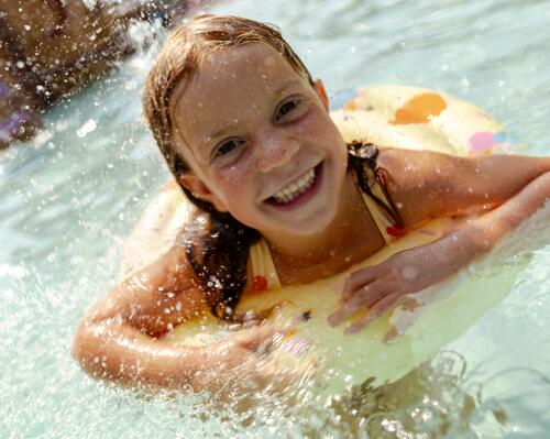 bouée enfant imprimé glace bouée bébé