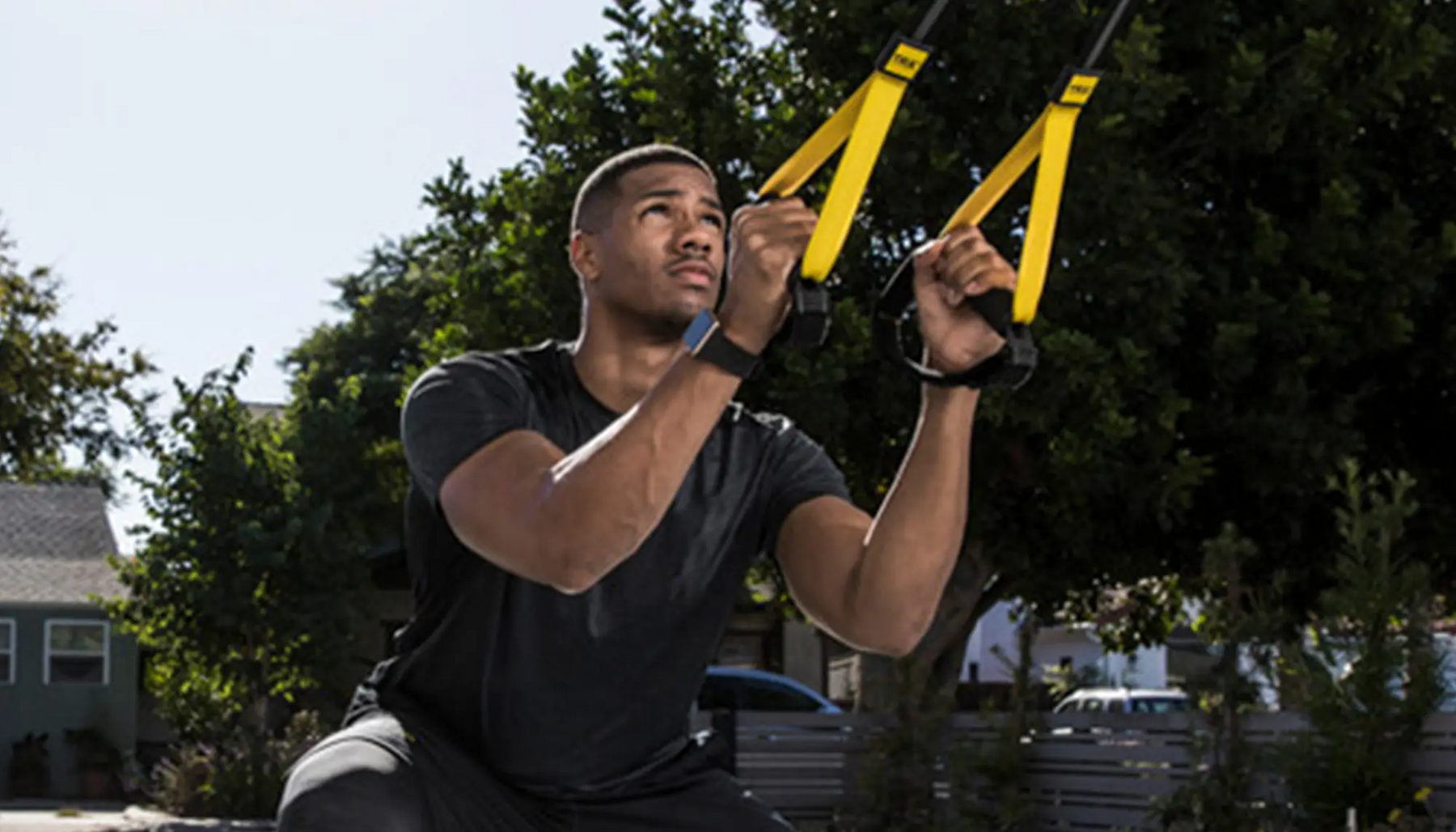 Man die suspension trainers gebruikt