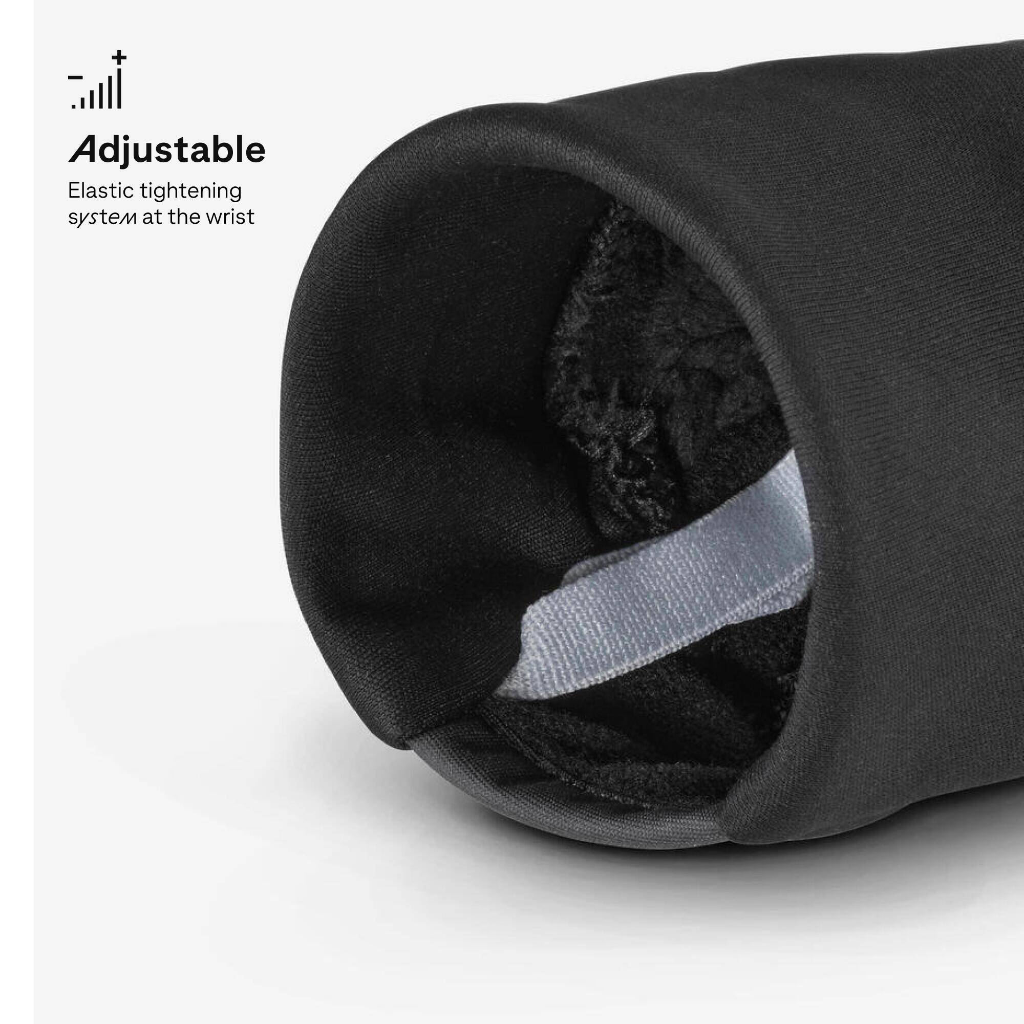 Winter Waterproof Gloves for Skiing -BLACK -  3
