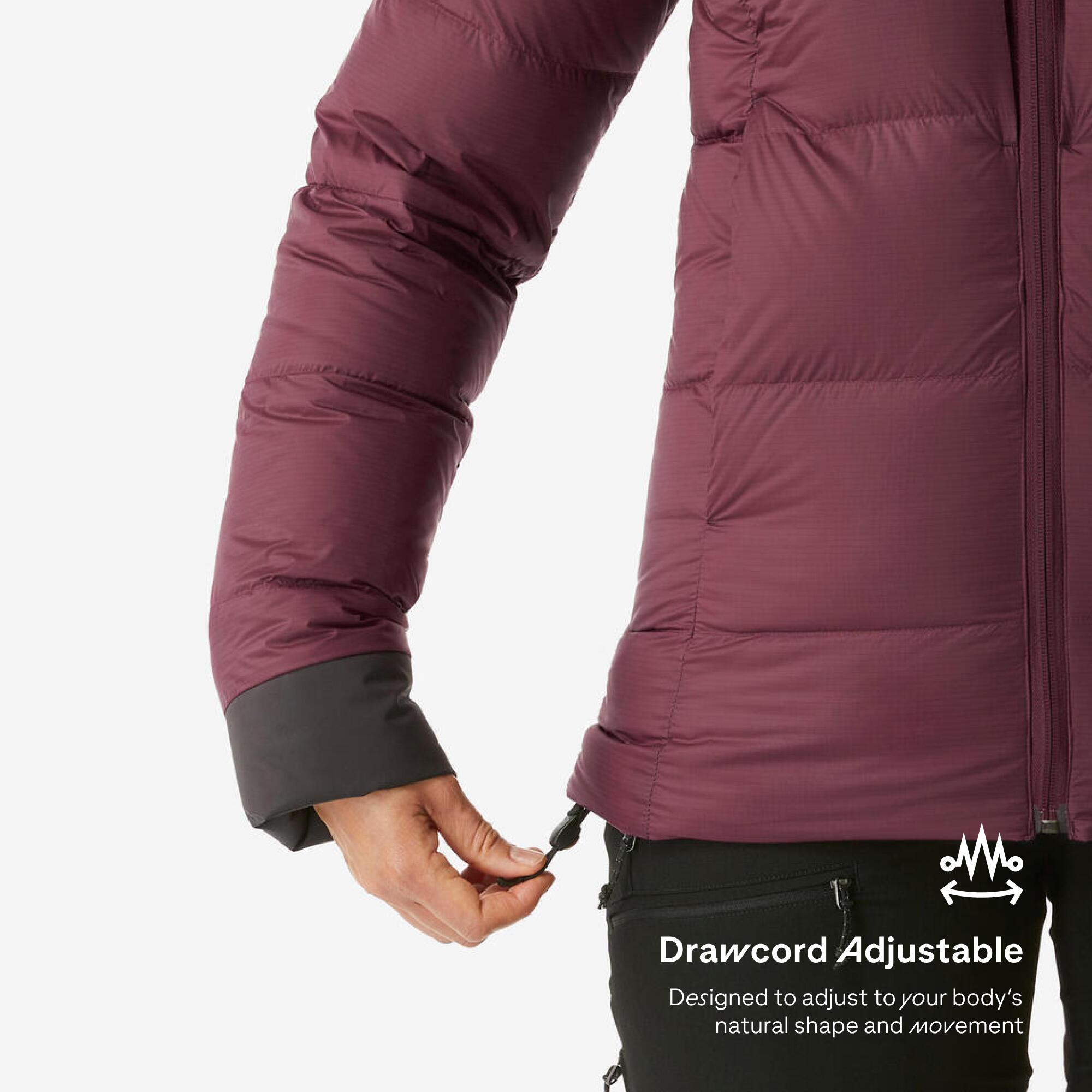 Women’s Warm Padded Jacket with Hood - MT900 -20°C - Maroon