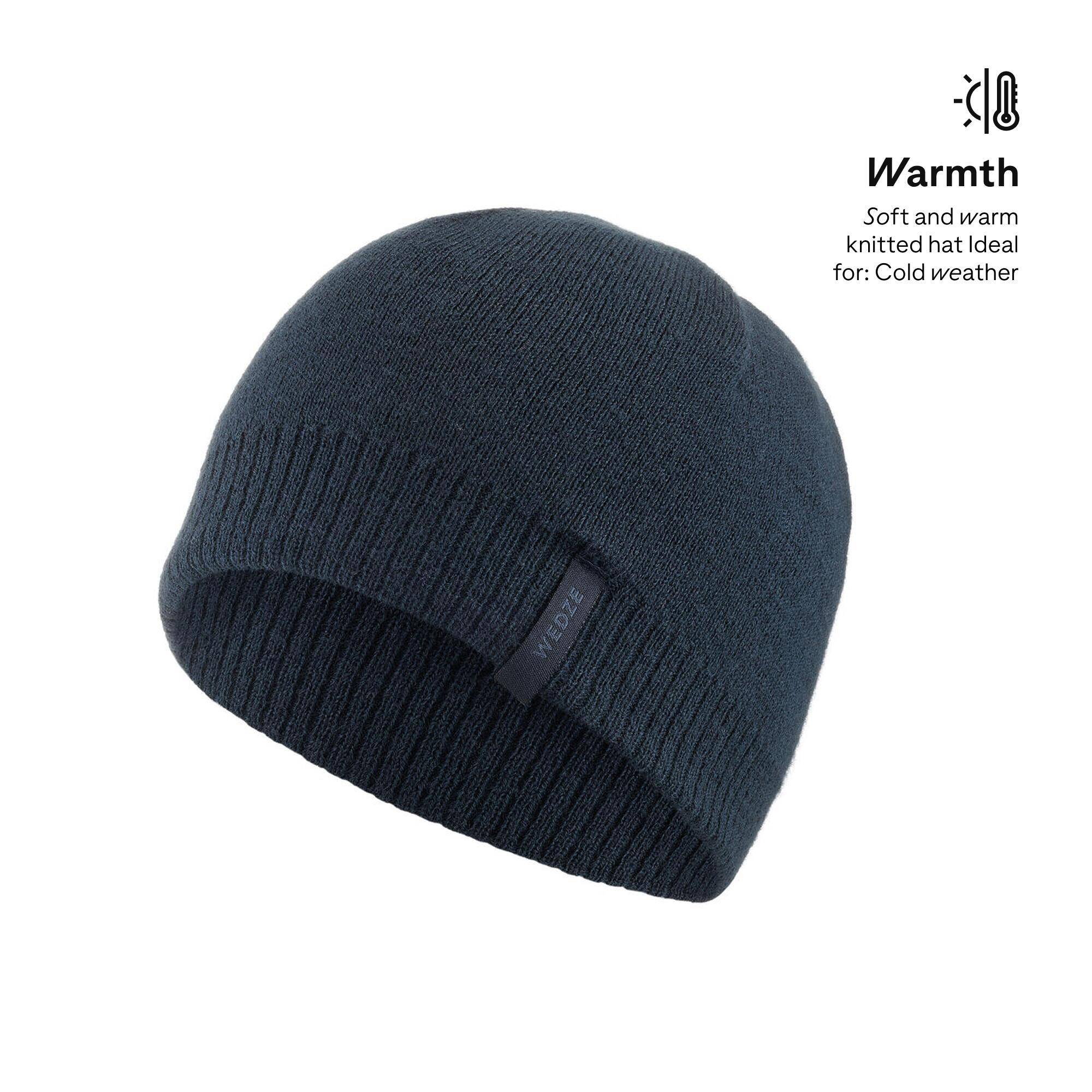 ADULT SKIING HAT - SIMPLE - NAVY -  5