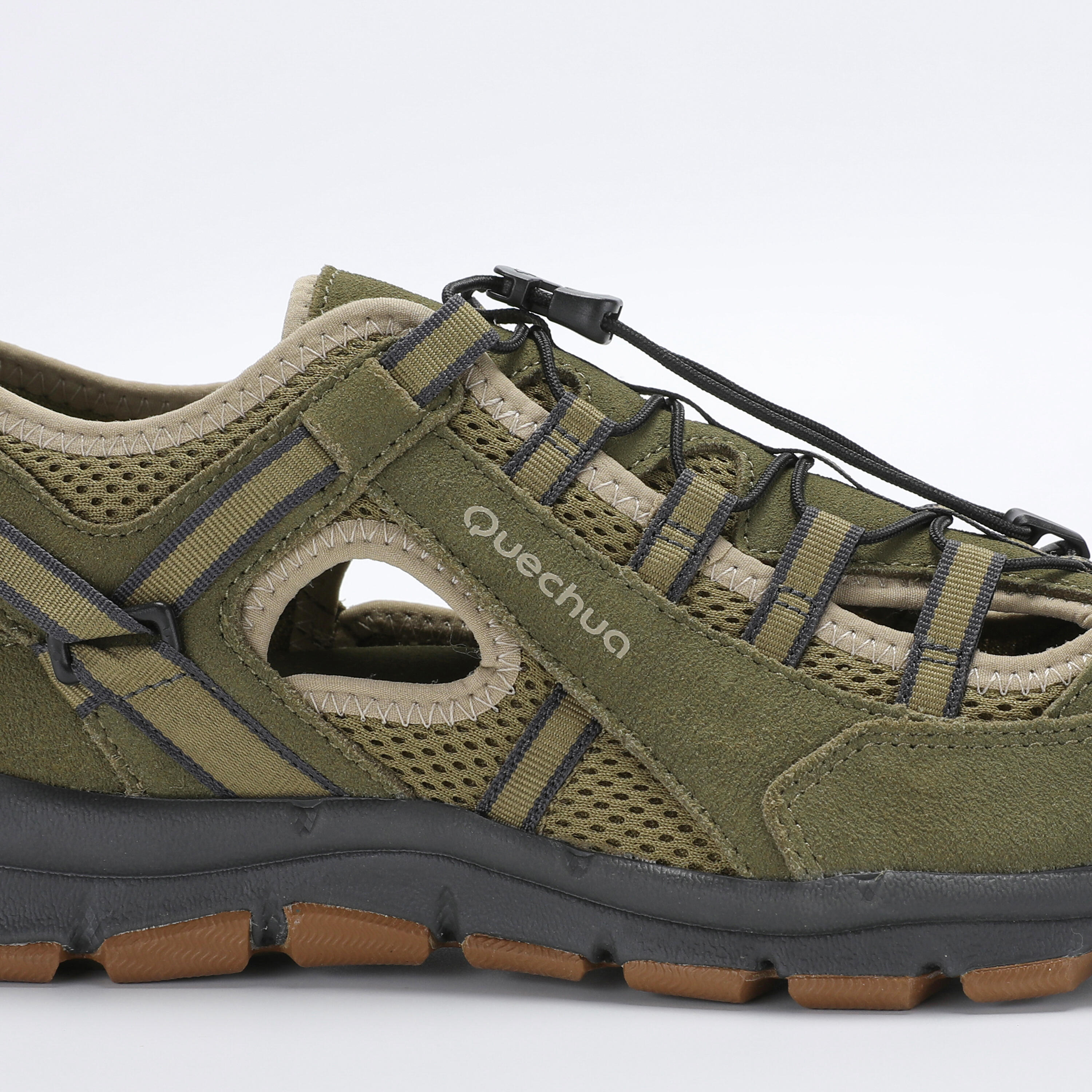 Men's Hiking Sandals, NH500 Fresh - Olive Green