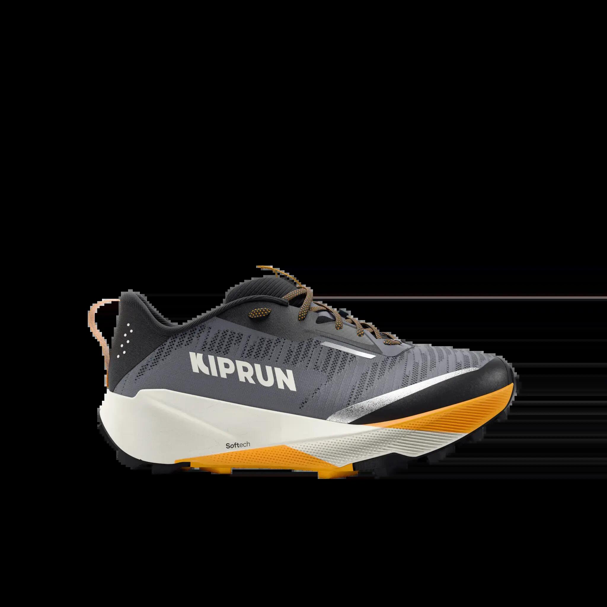 Încălțăminte de alergare trail, Kiprun Kipsummit, gri portocaliu Bărbați 13/24