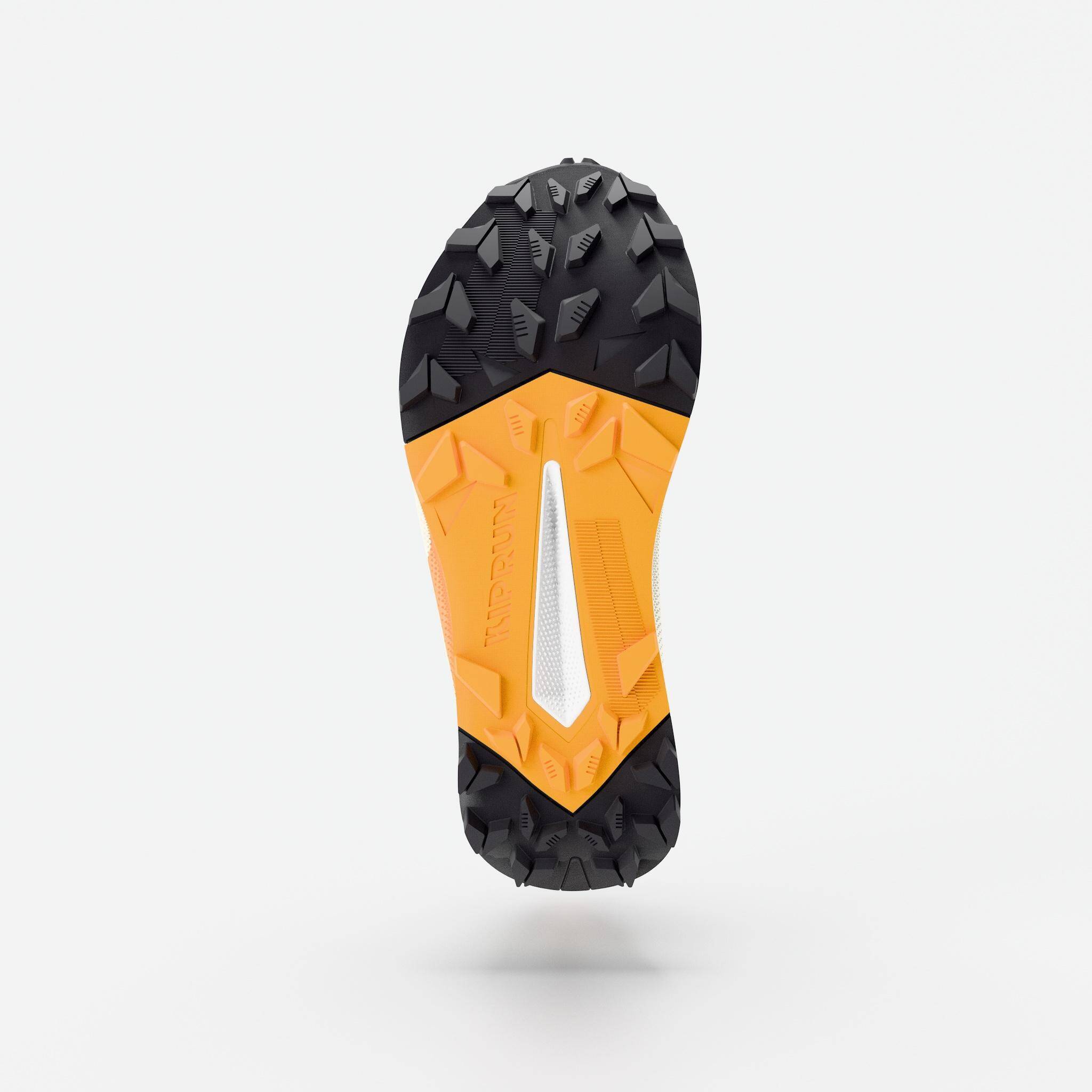KIPRUN Kipsummit Men's trail running shoes - grey orange -  5