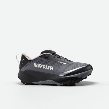 Chaussures de running trail femme, Kiprun Kipsummit gris
