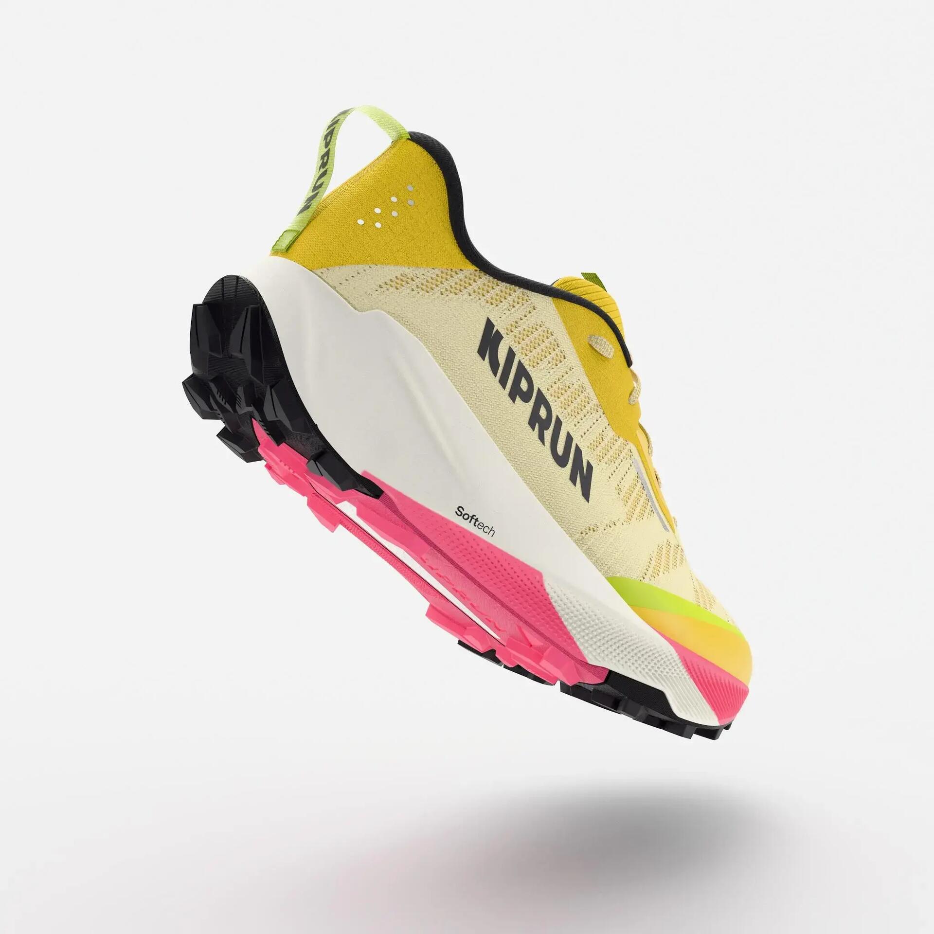 Tênis Masculino de Corrida de Trail Running Kipsummit Kiprun Amarelo