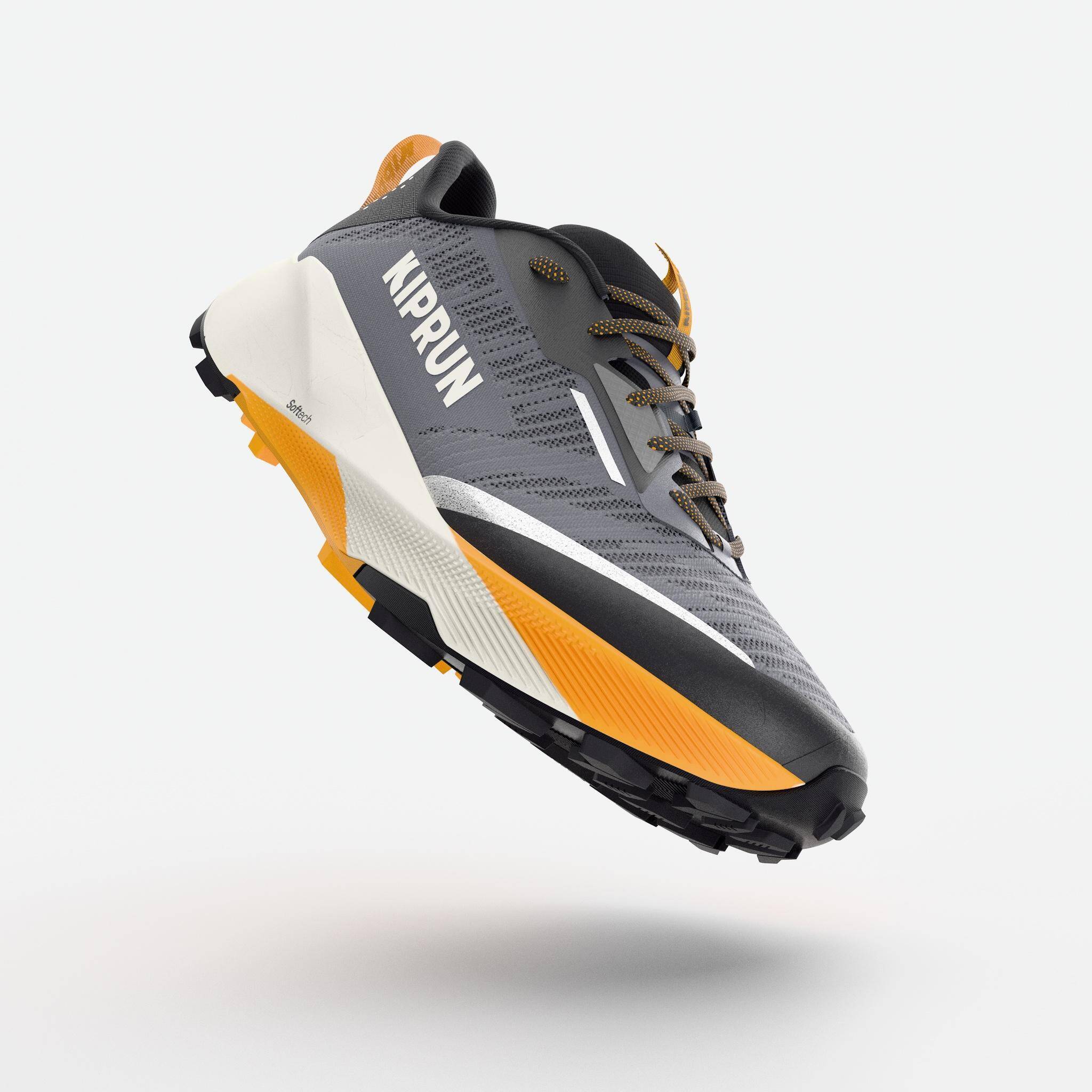 KIPRUN Kipsummit Men's trail running shoes - grey orange -  5