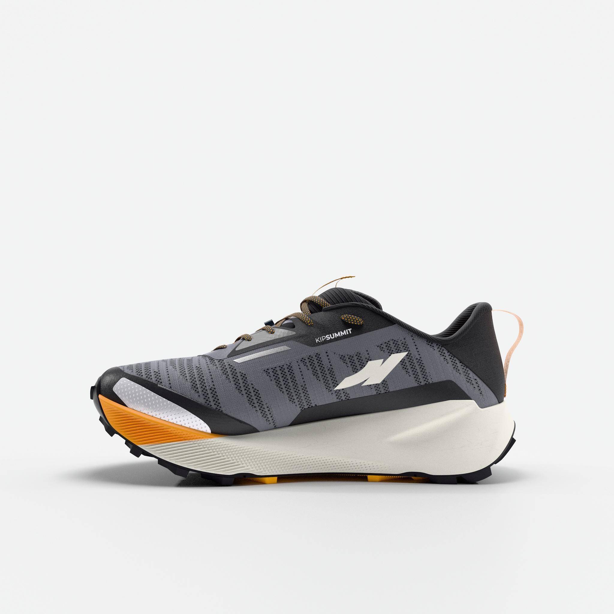 KIPRUN Kipsummit Men's trail running shoes - grey orange -  3