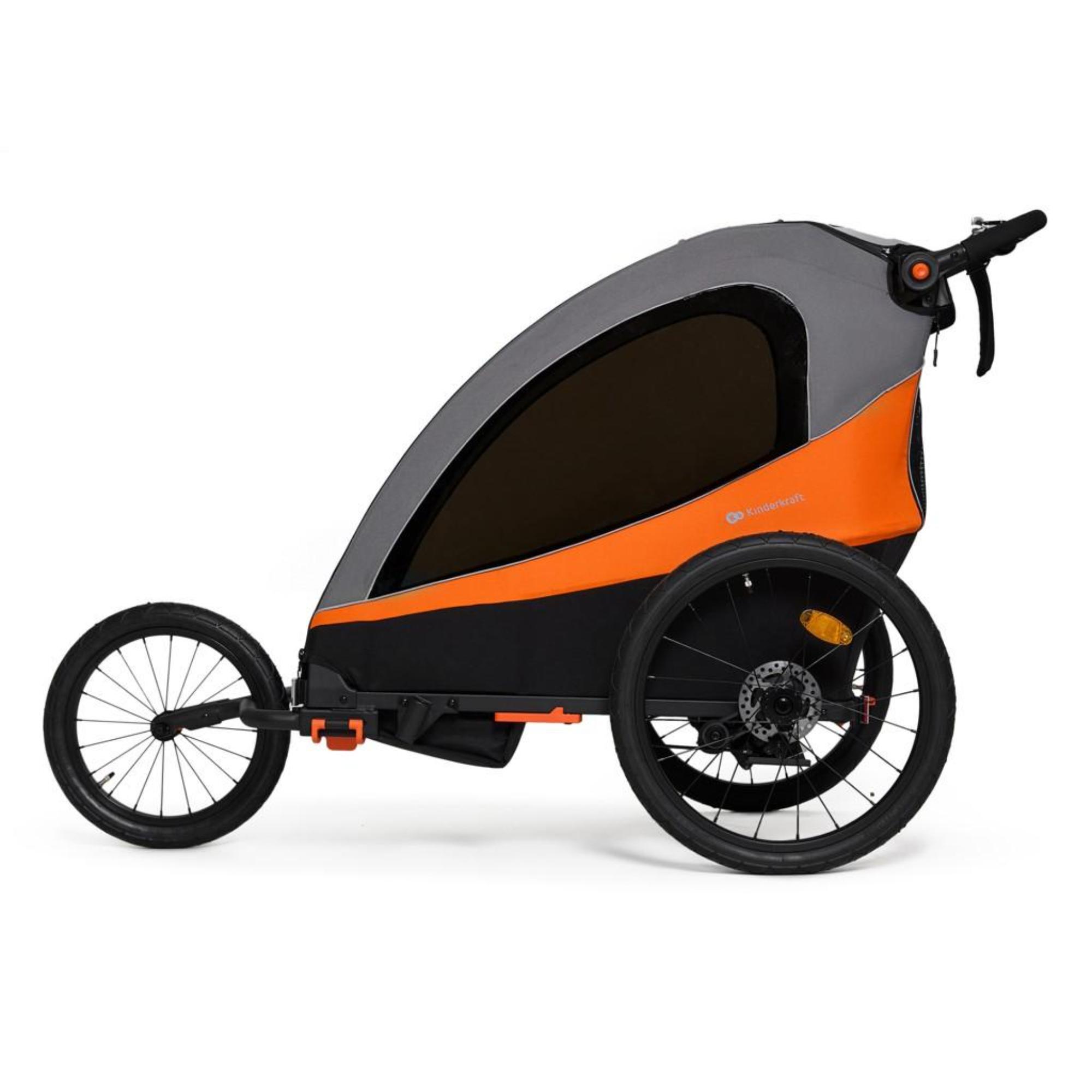 REMOLQUE DE BICICLETA KINDERKRAFT NAVA 3 EN 1 - CD 4/9