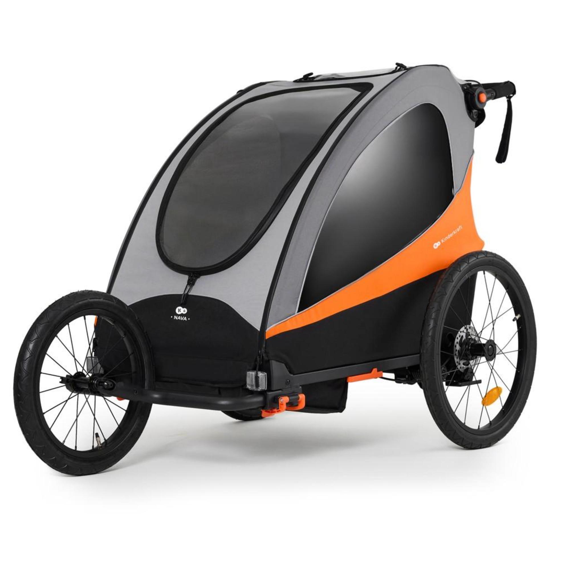 REMOLQUE DE BICICLETA KINDERKRAFT NAVA 3 EN 1 - CD 2/9