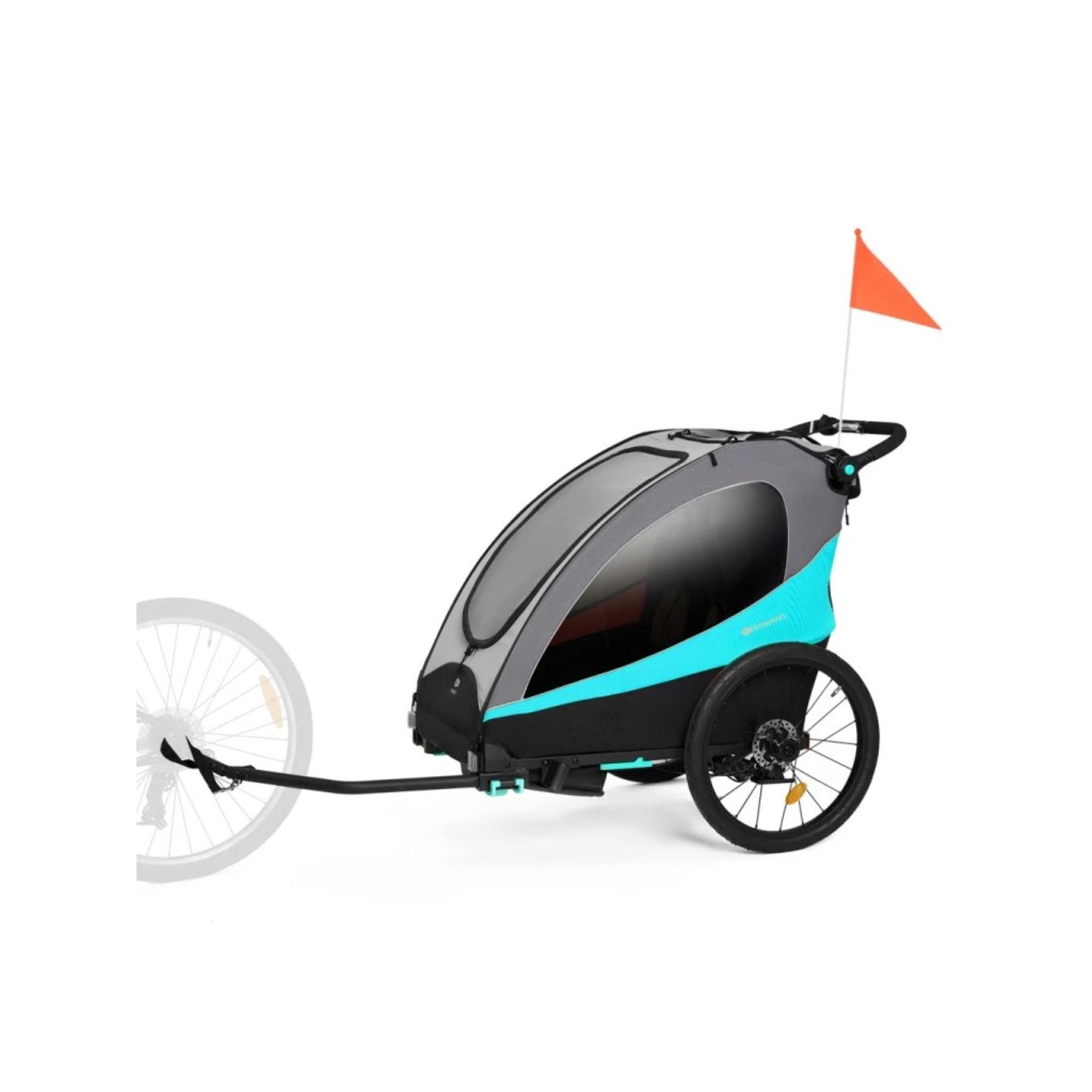 REMOLQUE DE BICICLETA KINDERKRAFT NAVA 3 EN 1 - CD 5/9