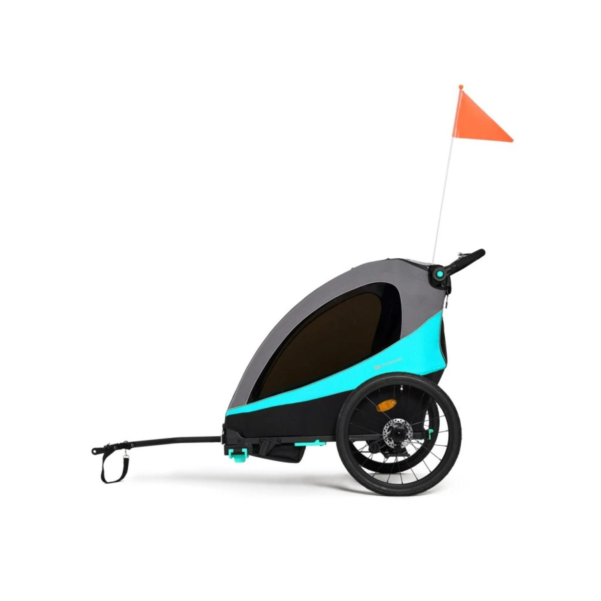 REMOLQUE DE BICICLETA KINDERKRAFT NAVA 3 EN 1 - CD 2/9