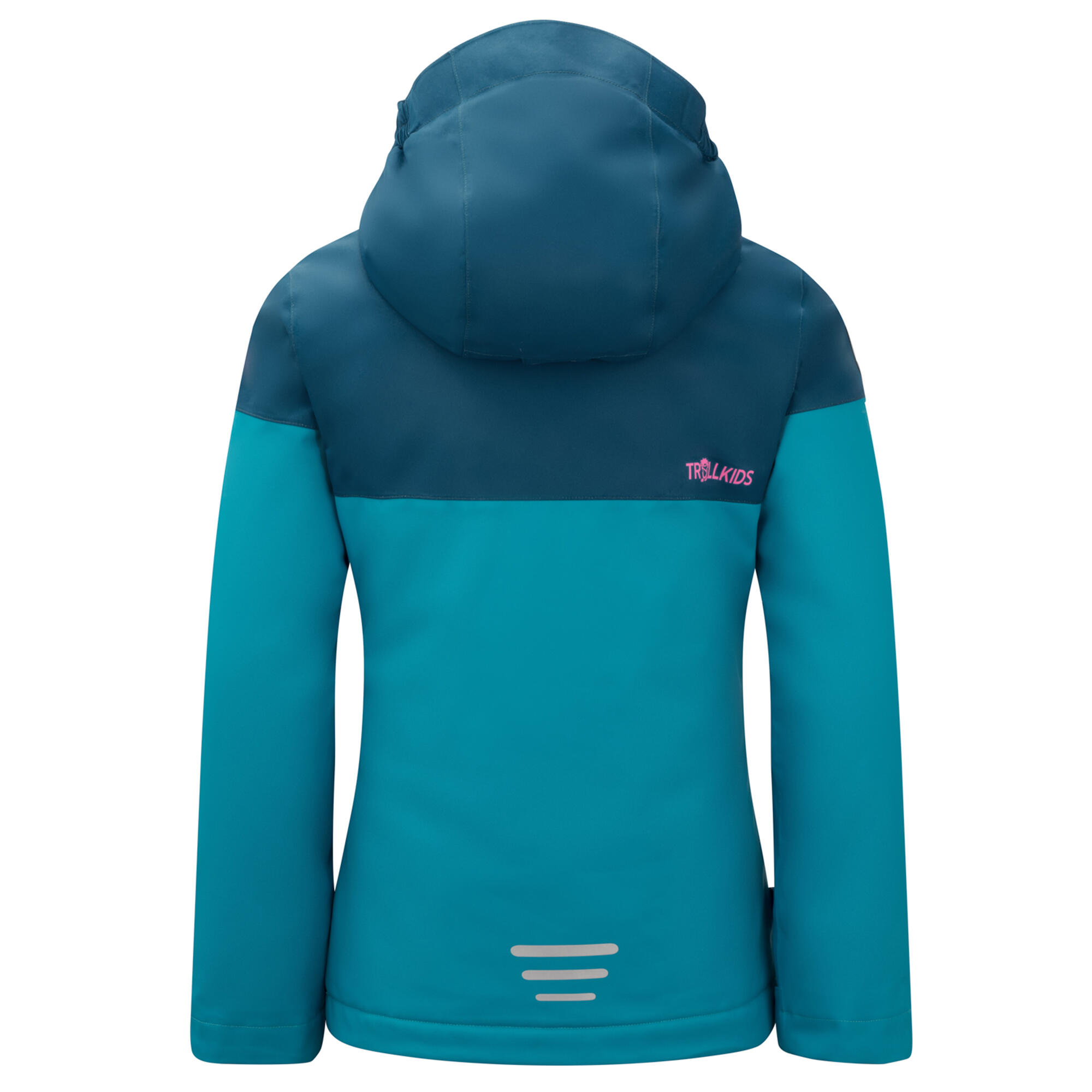 Trollkids Hallingdal Jacke Kinder - turq/madeir 2/2