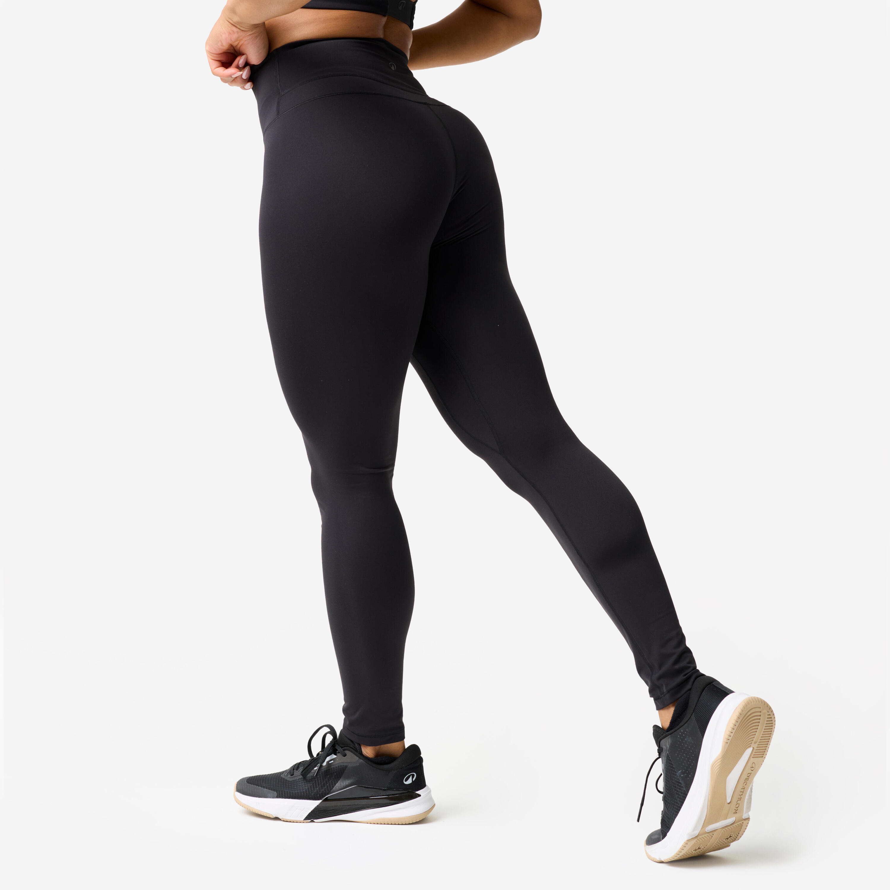 Legging de sport anti-abrasion femme, noir 5/13