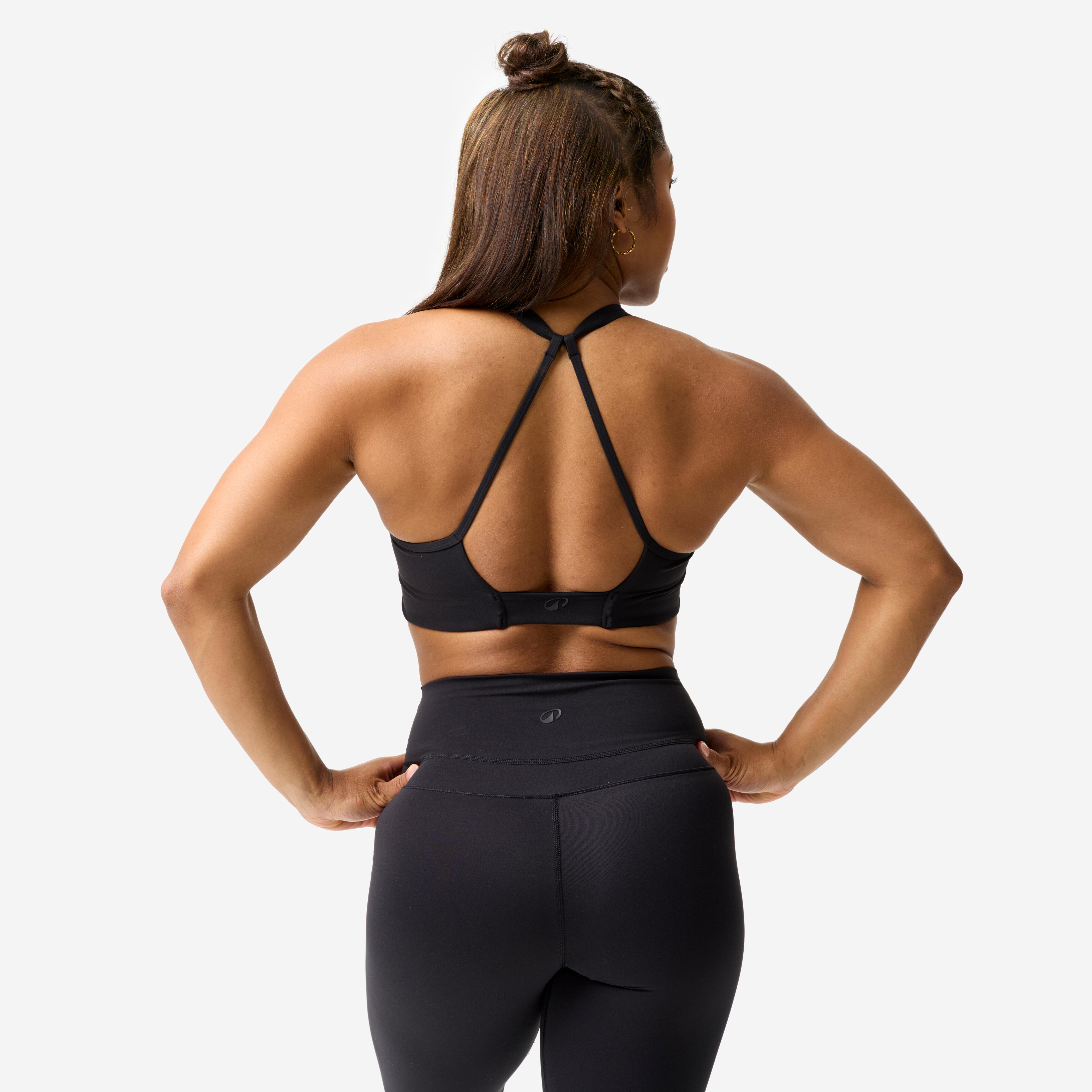 Women's Light Support and Thin Strap Sports Bra - NO BRAND