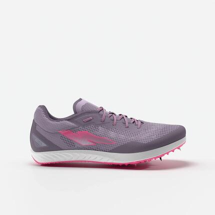 Chaussures à pointes Athlétisme Homme Femme Enfant, KIPRUN Kipsonic Start violet