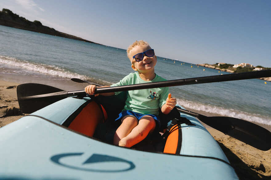 Modro-beli kajak Itiwit Kayak 100 DDY 2P.